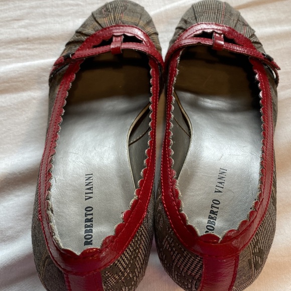 Roberto Vianna Plaid Shoes With Wooden Heel - Picture 11 of 11